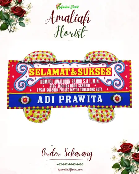 Papan Bunga Ucapan Selamat Lamjamee